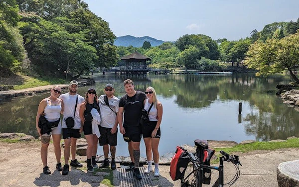 Nara Private Family Cross Bike Tour with Lunch