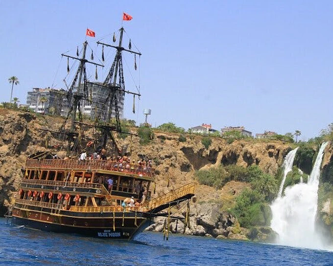Antalya Pirate Boat Tour with Lunch & Free Soft Drinks