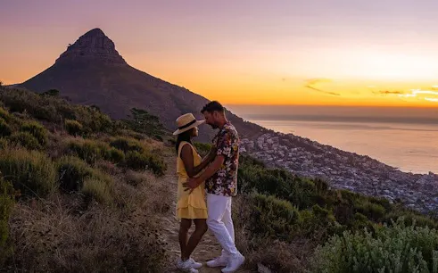 cape town'da otel transferleri dahil, lion's head'de özel rehberli gün doğumu veya gün batımı yürüyüşü-1
