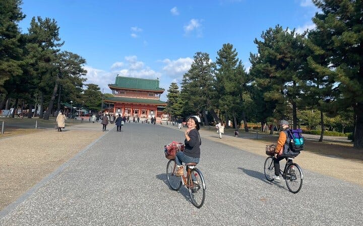 kyoto guided bike tour with japanese lunch and unesco zen temple visits-1