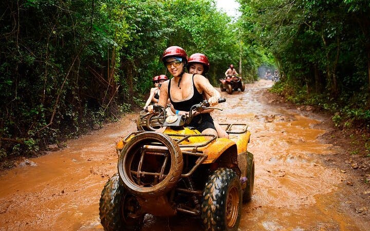 5-in-1-avontuur: quad, ziplines, cenote, snorkelen bij het rif en tequilaproeverij-1