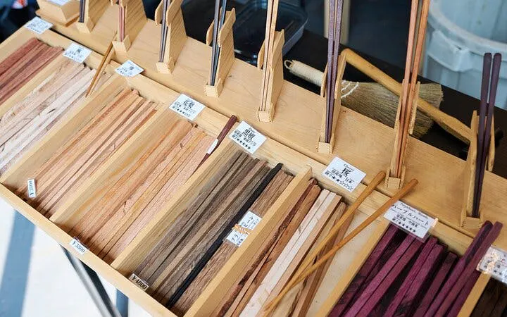 Tokyo Ginza Japanese Chopstick-Making Workshop Image 5