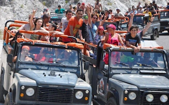 alanya jeep safari macerası, dim nehri öğle yemeği ve dim mağarası -5