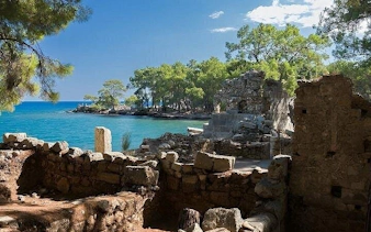 from antalya to kemer mega star boat trip lunch & hotel pick up-9