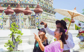 geführter rundgang durch bangkok: wat pho, wat arun und der blumenmarkt-3