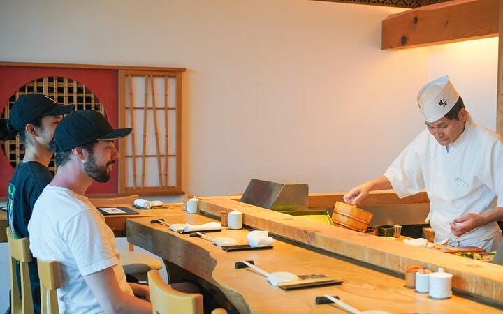 vegan friendly sushi & okonomiyaki shibuya night foodie tour-5