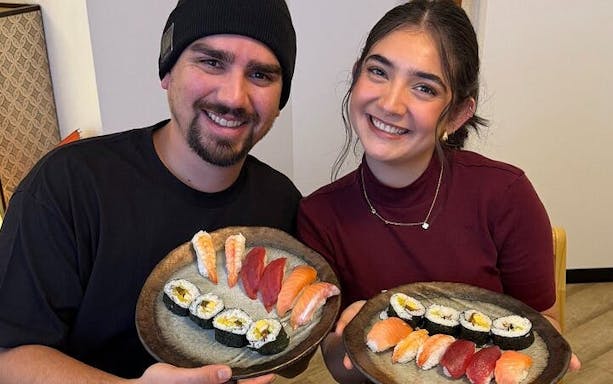 asakusa tokyo sushi making class : sake ceremony & whisk matcha-4