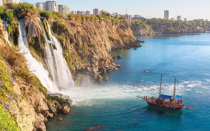 antalya city tour with cable car, boat cruise & waterfalls-1
