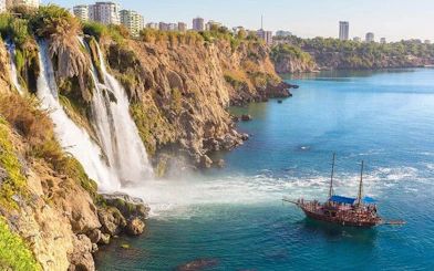 Antalya City Tour with Cable Car, Boat Cruise & Waterfalls