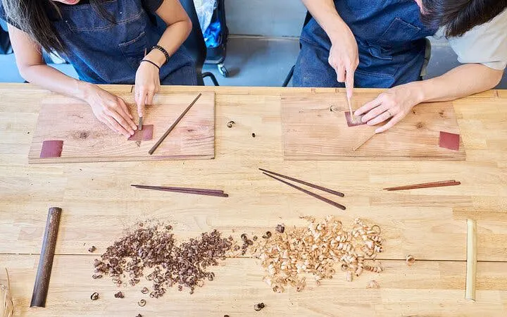 Tokyo Chopstick-Making Workshop with Artisan Using Traditional Japanese Techniqu Image 3