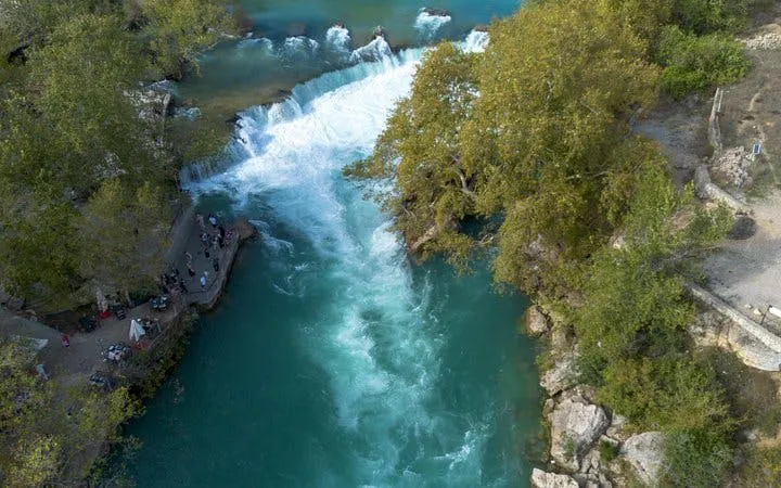 båttur på manavgat-elven – fossefall og basar fra alanya-8