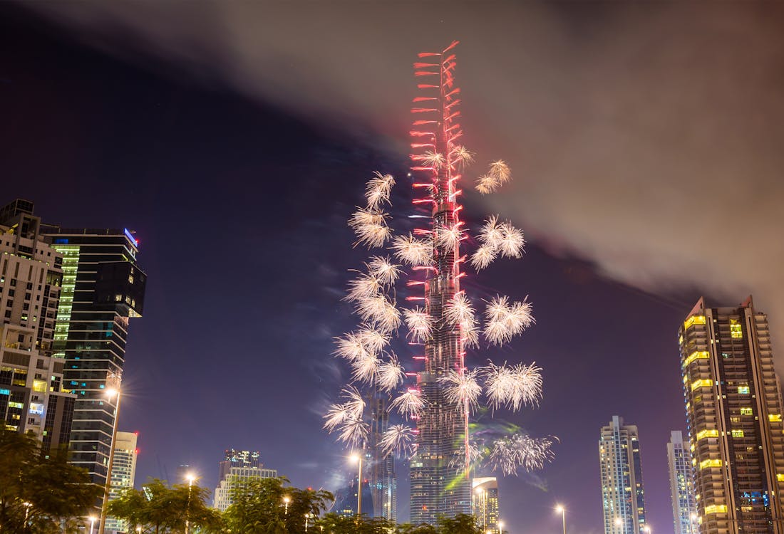 Burj Khalifa Fireworks