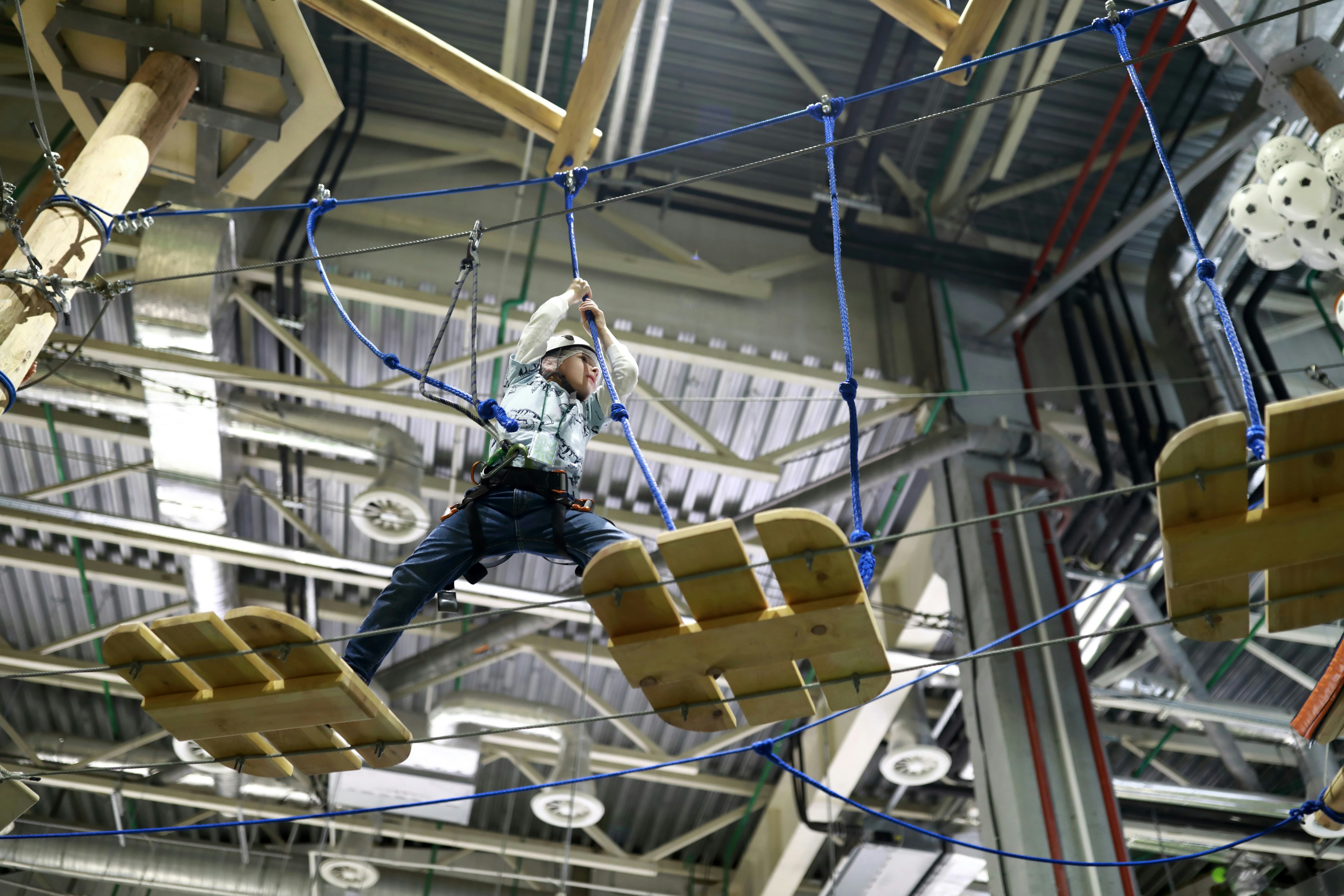 Indoor Ropes Course at WonderWorks