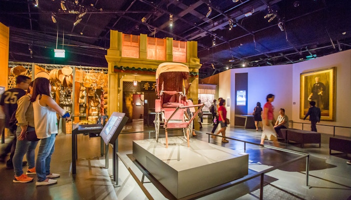 Exhibitions at the National Museum of Singapore.