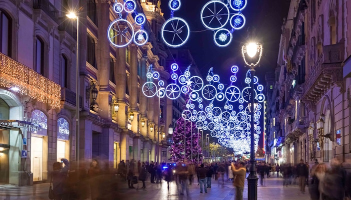 Christmas in Barcelona - Christmas light displays