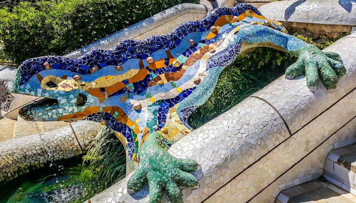 Park Guell jaszczurka