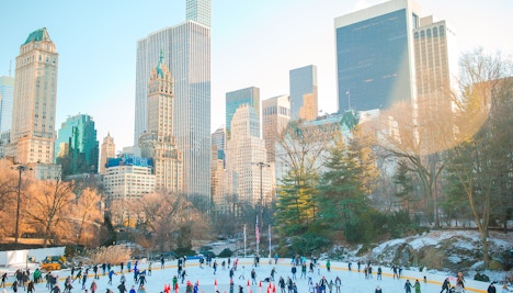 Christmas in New York - Curling, sledding, and ice skate
