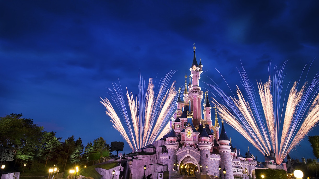 feux d'artifice Disneyland Paris