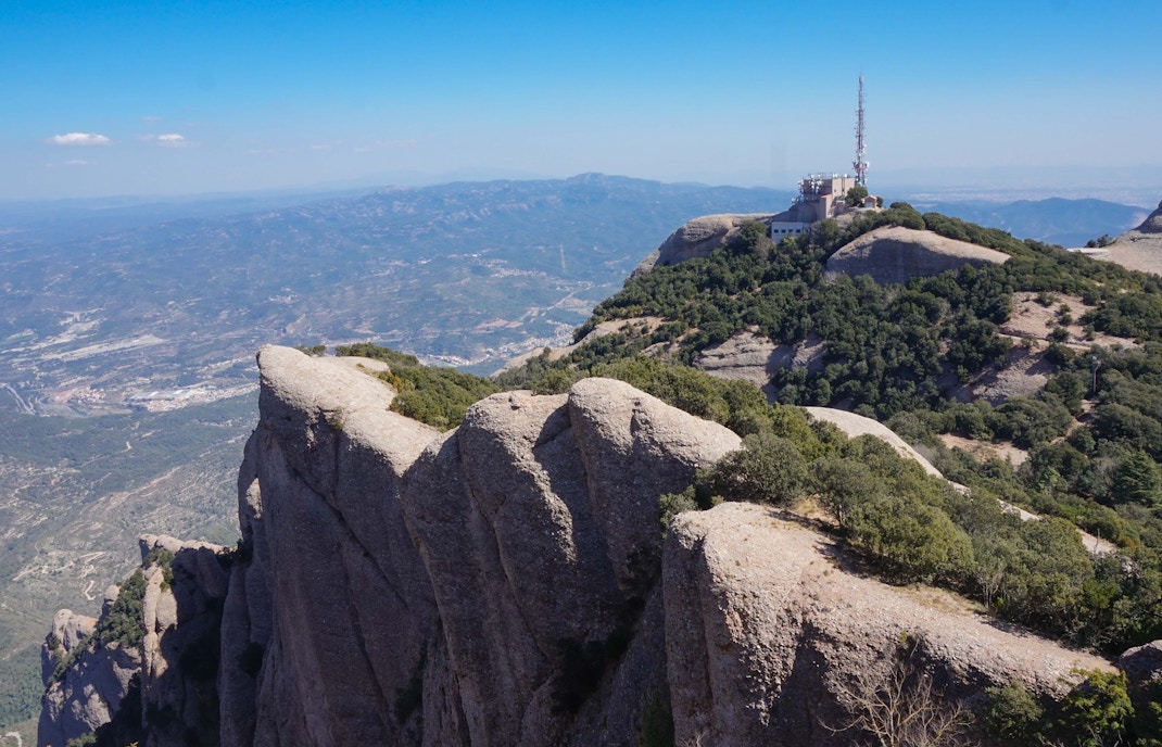 View from Sant Jeroni - Peak of Montserrat mountain