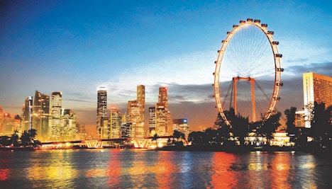 Singapore in January - Singapore Flyer