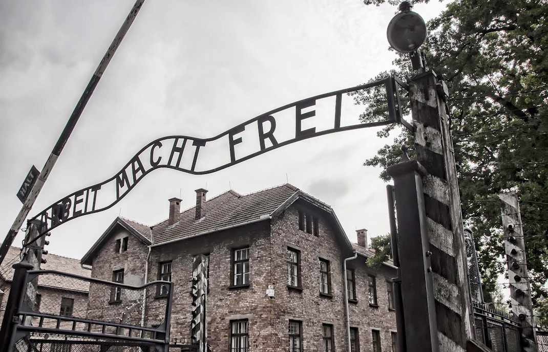 Auschwitz Entrance - The Main Entrance to Auschwitz I