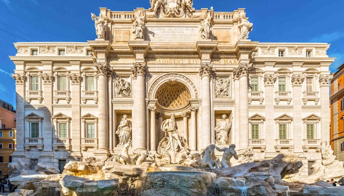 Trevi Fountain in Underground Rome