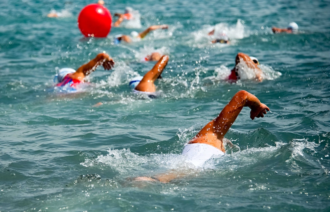 Christmas in Barcelona - Swimming on Christmas