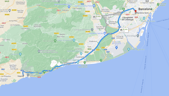 barcelona to sitges day trip