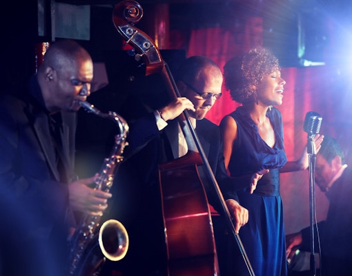 Jazz musicians performing at Jazz A La Villette festival in Paris, September.