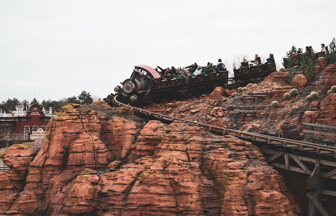 Disneyland Paris at night