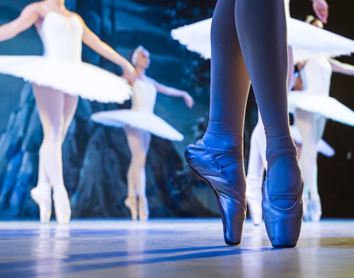 Ballet dancers performing on stage