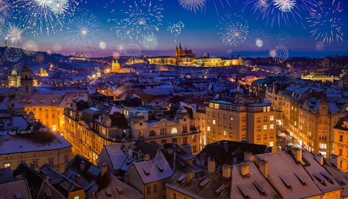 fireworks in prague