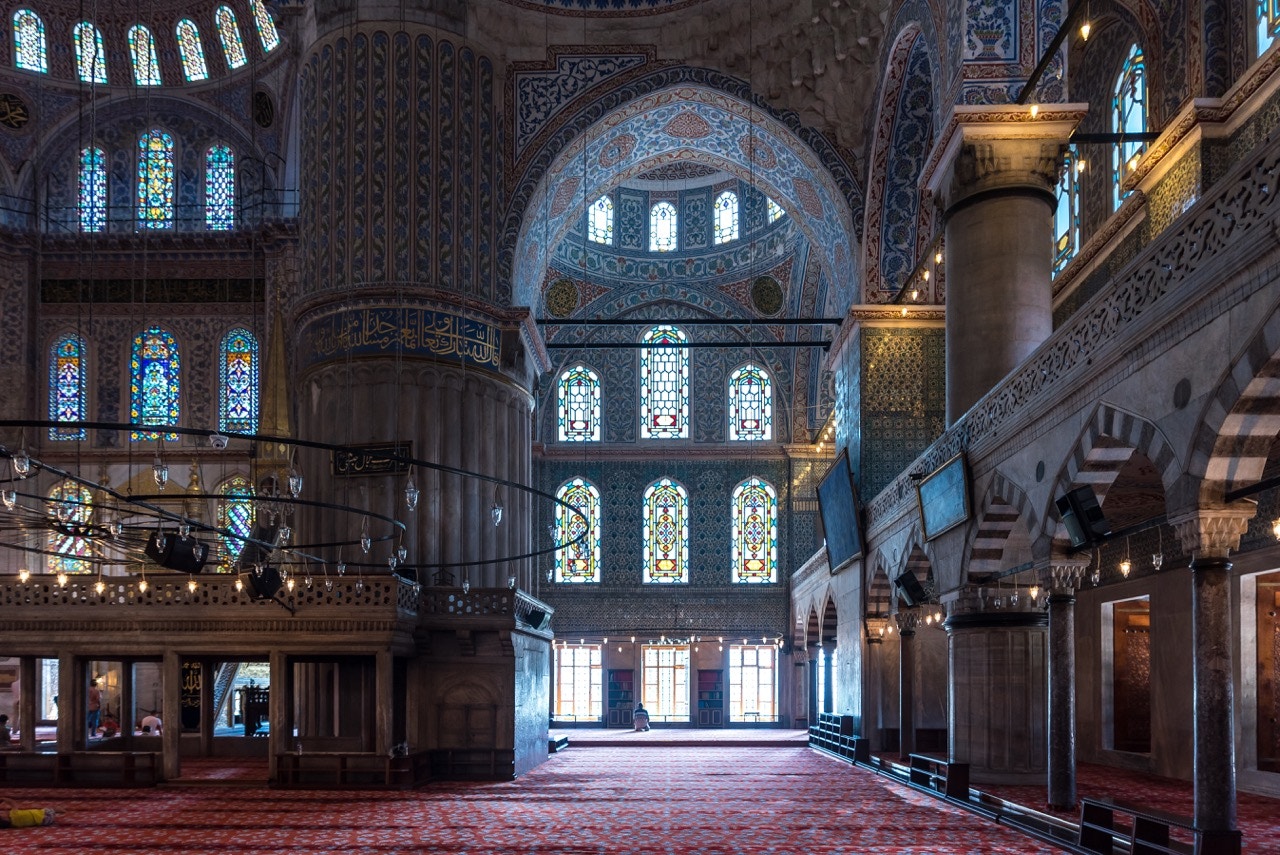 Stained Glass Windows at the Blue Mosque