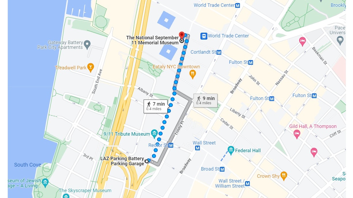 9/11 museum location