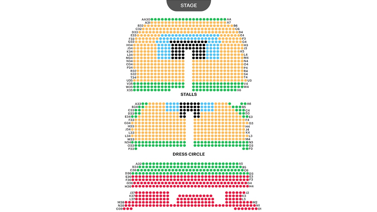adelphi theatre seating plan