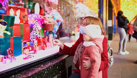 Christmas in Paris - Department Stores on Christmas in Paris
