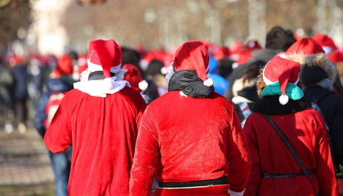 Christmas in Venice - Santa Claus run