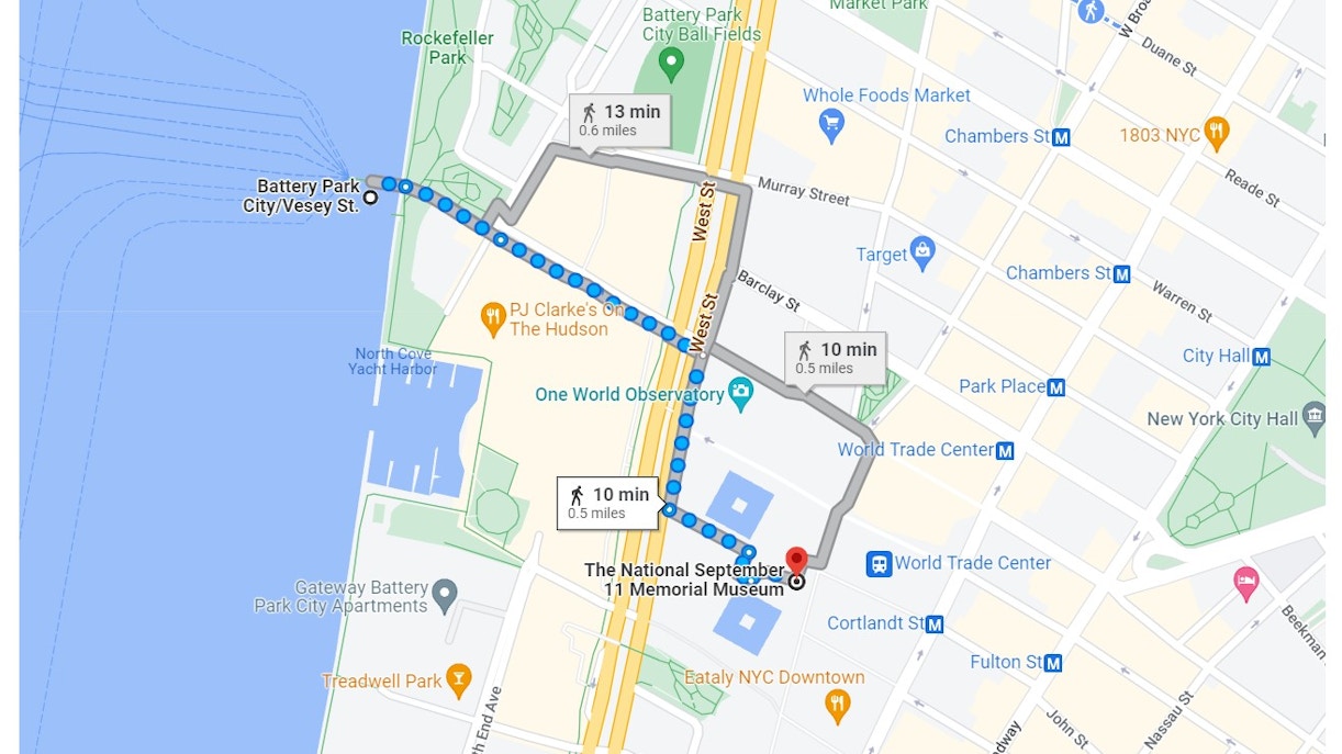 9/11 museum location