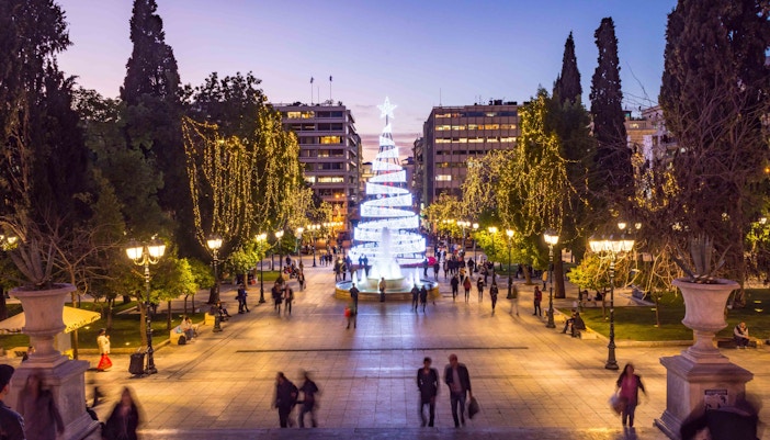 Christmas in Athens - Syntagma Square winter wonderland
