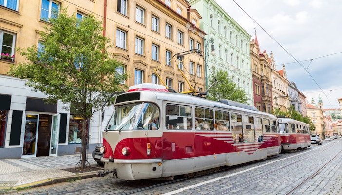 tram Vyšehrad