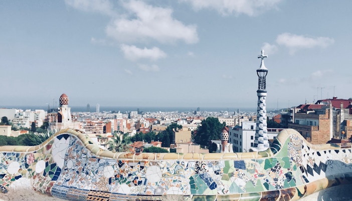 Park Guell mozaikowa ławka