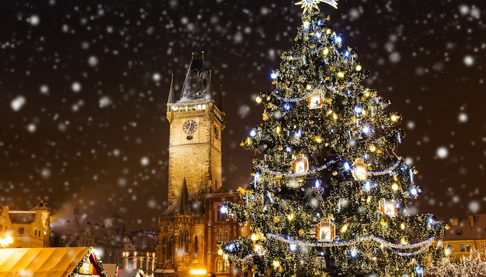 Christmas in Prague - Top of Old Town Tower