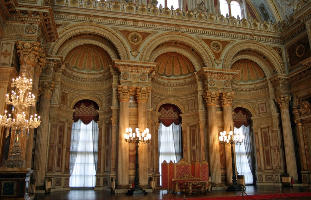 Harems at the Dolmabahce Palace