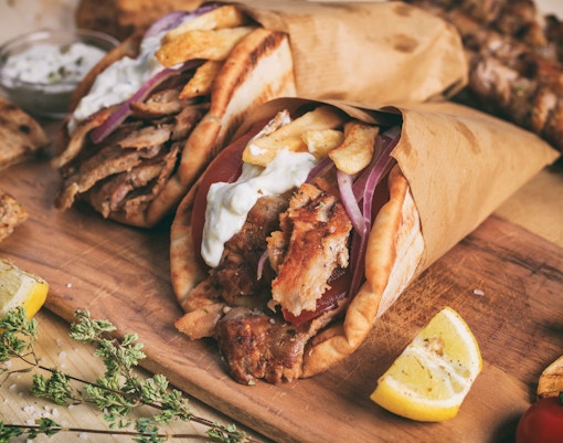 Shawarmas at IMG Worlds