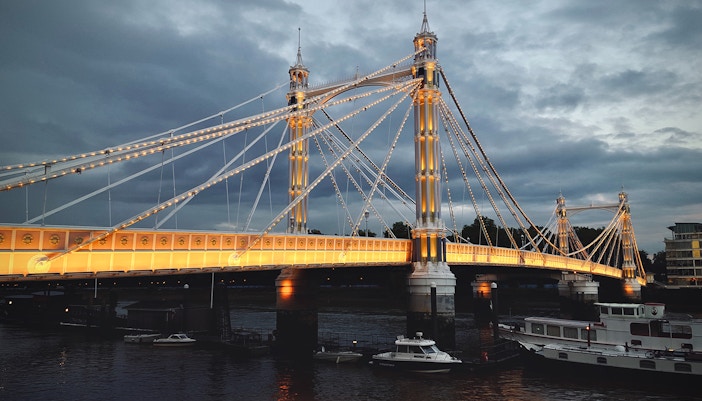 Hampton Court Boats Albert Bridge