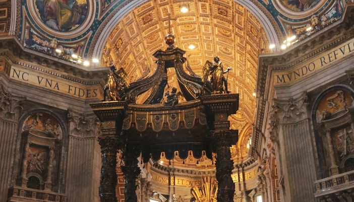 Inside St. Peter's Basilica