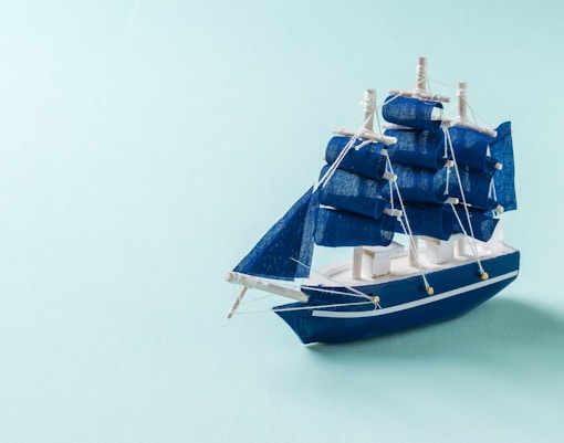 Modello di yacht del Museo marittimo nazionale