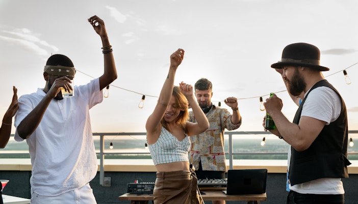 rooftop party