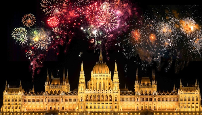 New Year in Budapest - Fireworks