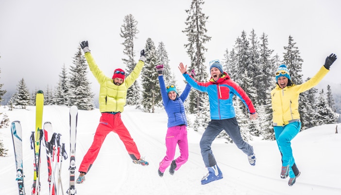 skiing on slopes 12 & 13